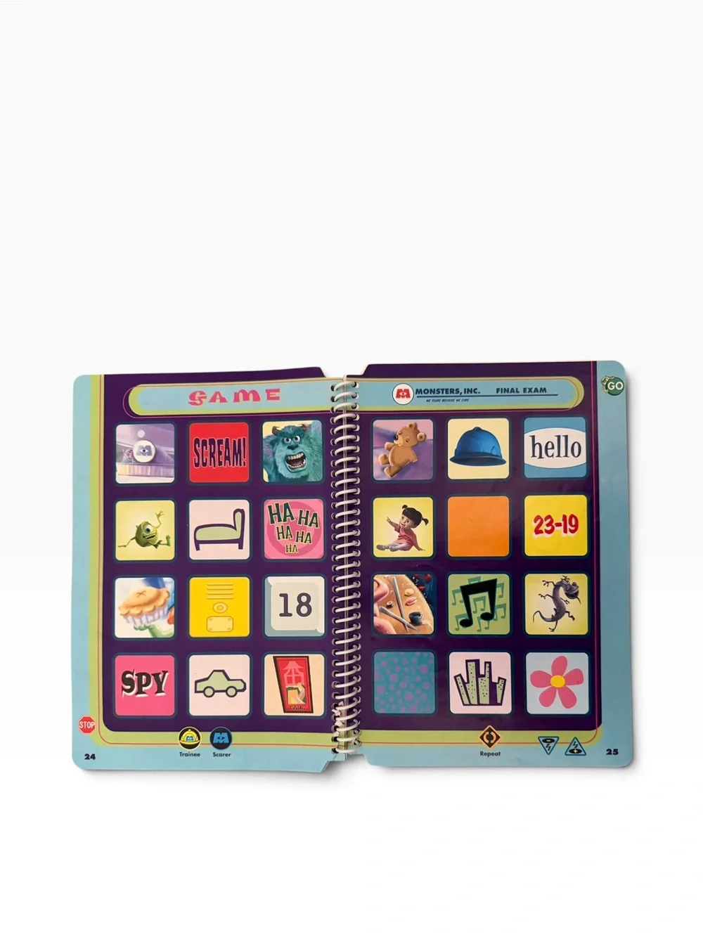 Disney Pixar's Monsters, Inc. Grades 1-3 LeapPad Book & Cartridge set